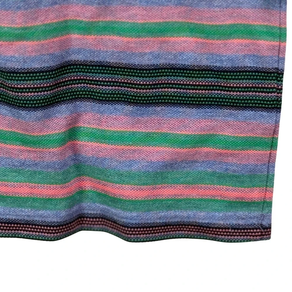 Polo Ralph Lauren Polo Casuals Striped Long Sleeve Shirt Green Pink XL Mens